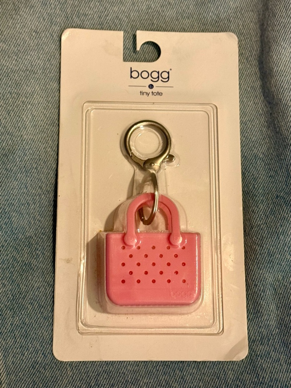 Bogg Bag Pink Tiny Tote Keychain NEW Purse Charm Gift Charm Sweet 16 New Car